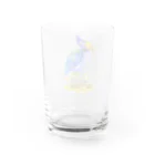 眠森舎のハシビロコウ先生 Water Glass :back