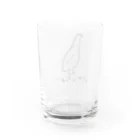 うずぴよのごきっちょーウズラ Water Glass :back