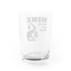 too muchの人間用のHIKE黒 Water Glass :back