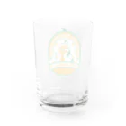 LUCHAのヘッドロックみかんジュース Water Glass :back