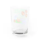 Lily bird（リリーバード）のホオズキ 水紋背景（和柄） Water Glass :back