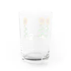 DECORのネコがいっぱい　ひまわりver. Water Glass :back