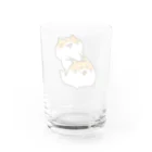 LINEスタンプ販売中ぱんのむにむにハムスター（カラー） Water Glass :back