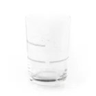 自然派猫猫倶楽部のA flat cat Water Glass :back