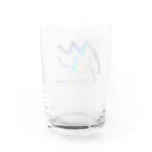 artist nyaooowのにゃおのロゴ Water Glass :back
