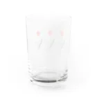 ampluieの春のチューリップ Water Glass :back