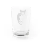 むしんちのニヒルな猫 Water Glass :back