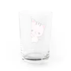 ミドリ ハナ@maro_coのここにいるニャン Water Glass :back