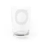 Quccoのクローバーリース Water Glass :back