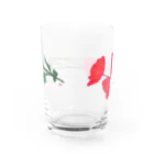 竹条いちいの憂いに手向けるポピー Water Glass :back