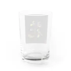 KANJI SHOPの花 hana flower Water Glass :back