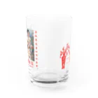 Samurai Gardenサムライガーデンの1922mug紅色 Water Glass :back