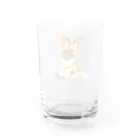 ちゃこぺん（SUZURI店）のリカオン Water Glass :back