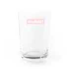 れなしやの赤いボックスに"高橋"ロゴ Water Glass :back