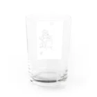 ねこのび屋のテルミンと天使にゃん Water Glass :back