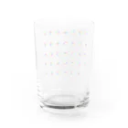 右ねじのprimary colors Water Glass :back