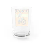 nidan-illustrationのバランス (inked fixie girl) Water Glass :back