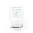 nidan-illustrationのCANDY BALL (fixie girl) Water Glass :back