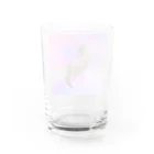 おもち屋さんのサイケデリックな猫 Water Glass :back