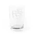 こけしボックスのそこにあるイワシ Water Glass :back