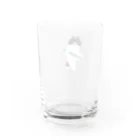 SUIMINグッズのお店の盗んだサンマと歩き出すねこ Water Glass :back