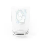 みみずの青に沈む Water Glass :back