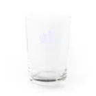 keita屋のMESARION＋ロゴ文字切り抜きVer（紫） Water Glass :back