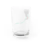 ぺちぺち工房 Pechi Pechi Atelierの世界一美しい鳥 ケツァール Water Glass :back