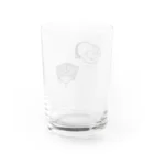 オグチヨーコの小屋上からラ ケブラーダ Water Glass :back