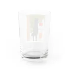 樽猫堂  安部円子のそと見る猫 Water Glass :back