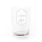 将棋グッズの将棋（ラベル風） Water Glass :back