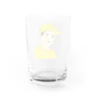 YUBESHIのつうこうにん Water Glass :back