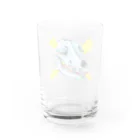 シグのWolf head 3　狼 Water Glass :back