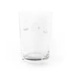 あのこの北斎　雀踊り Water Glass :back