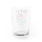 やまももショップ（２号店）のやまももさんロゴ Water Glass :back