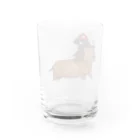 てのひらのてのックスフント Water Glass :back