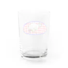 ねこだいすきばばあのGINGAM NEKO Water Glass :back