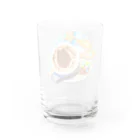ハルノキ工房のビンロウとカプチーノ(無地) Water Glass :back