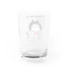 ほっかむねこ屋（アトリエほっかむ）のラグビーねこ　#ラグビー #猫 Water Glass :back