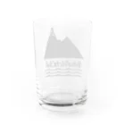 AlohaClub （あろはくらぶ）のAlohaBitchClub スポーツロゴ黒 Water Glass :back