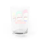 ミドリ ハナ@maro_coのアイスクリーム Water Glass :back