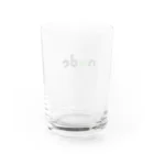 おおやけハジメのNode.jsグッズ Water Glass :back