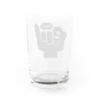 mugsのHang Loose !! (black) Water Glass :back