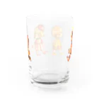 さくらもち屋SUZURI店のお弁当のきょうだい Water Glass :back