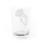 block.fmのblock.fm オフィシャルロゴグッズ Water Glass :back
