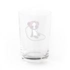 248-nijiya-のナプキンに乗るぱんこちゃん Water Glass :back