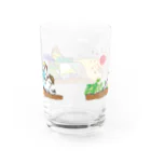 オグチヨーコの大きな大きなオカメ Water Glass :back