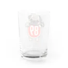 パグ PUG ぱぐ  OHMAI GALLERYのパグ-ぱぐ-PUG-パーグー グッズ Water Glass :back