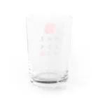 晶子の東京明太子倶楽部ロゴ Water Glass :back