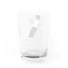 おさつの流れ星 Water Glass :back